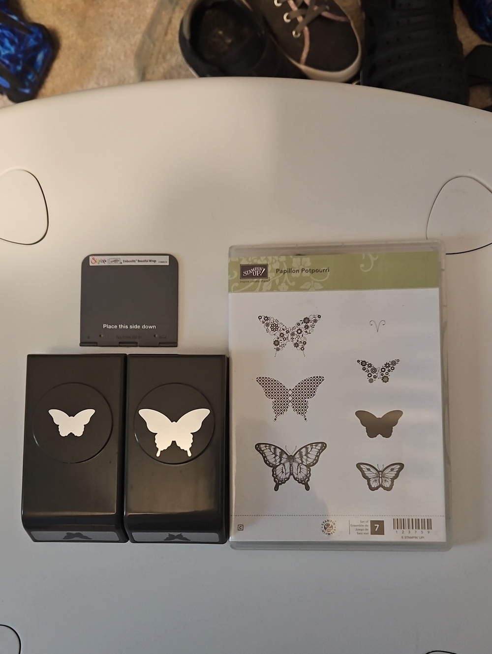 Stampin Up Papillon Potpourri Stamp Set With Coordinating Punched